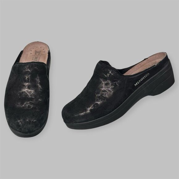 Mephisto Nilsen - Sabots Homme En Velours Et Cuir, Confort Et Style Intemporel